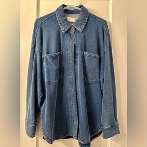 Z Supply ALL DAY KNIT DENIM JACKET